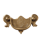 HCH-19 2-1/2" Queen Anne Chased Drawer Pull