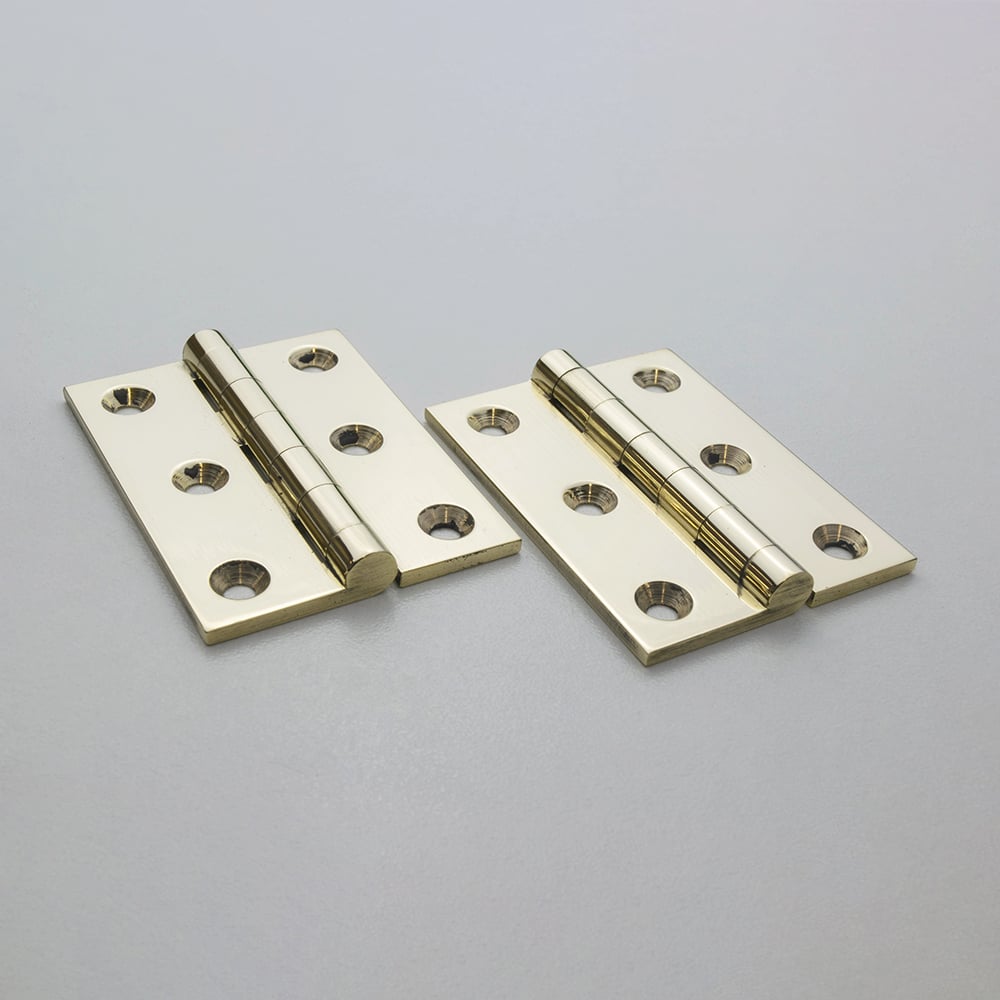 PB-407 Solid Brass Butt Hinge