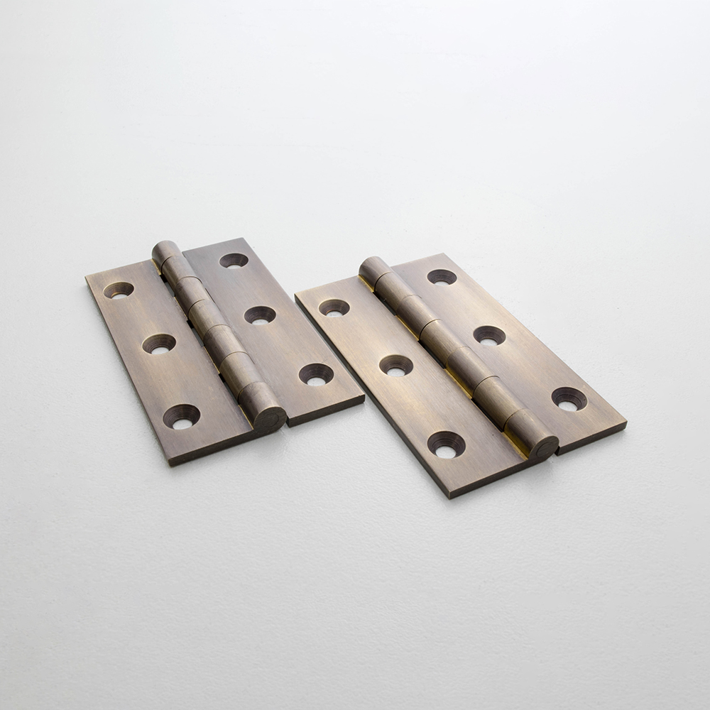 Solid Brass Folding Table Hinges, (Pair)